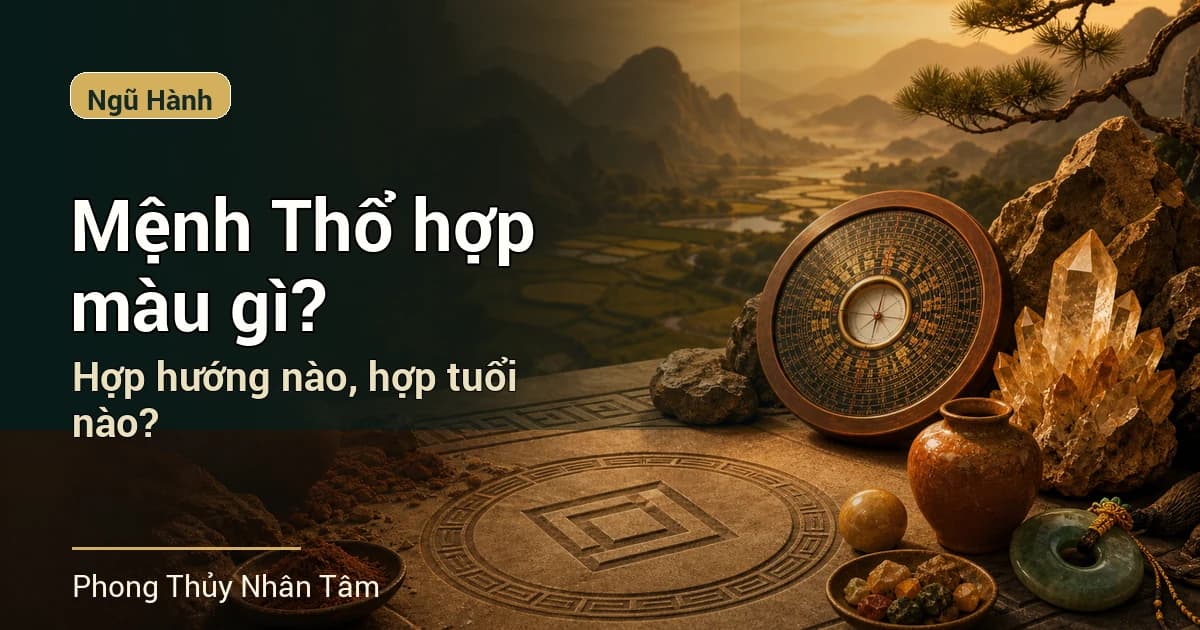 Mệnh Thổ hợp màu gì, hợp hướng nào, hợp tuổi nào?