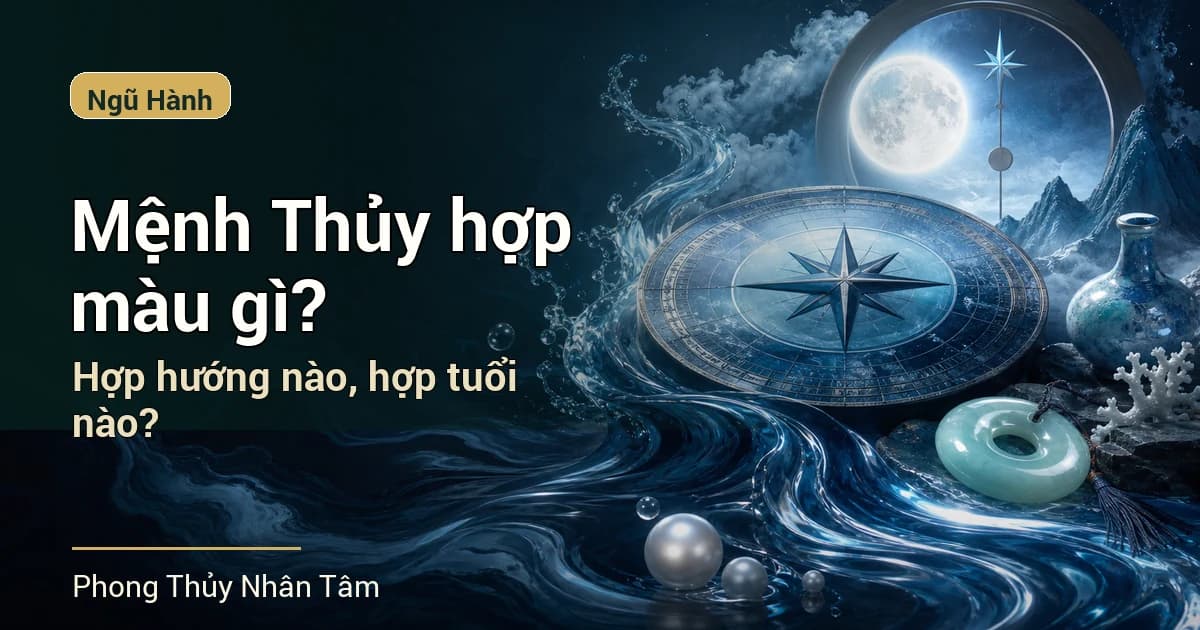 Mệnh Thủy hợp màu gì, hợp hướng nào, hợp tuổi nào?