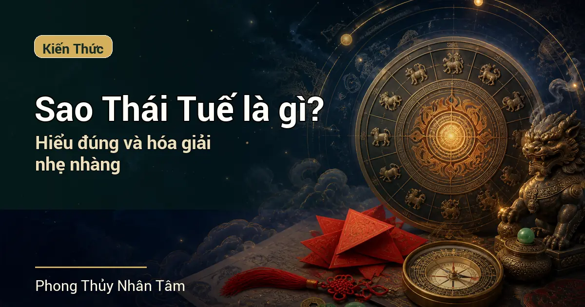 Sao Thái Tuế là gì? Hiểu đúng và cách hóa giải nhẹ nhàng